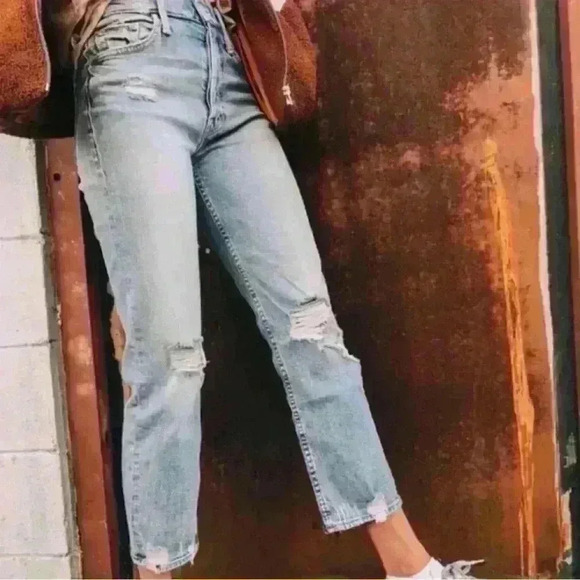 Mother Superior The Tomcat Distressed Straight Leg Jean In The Confession 26 - Picture 14 of 14